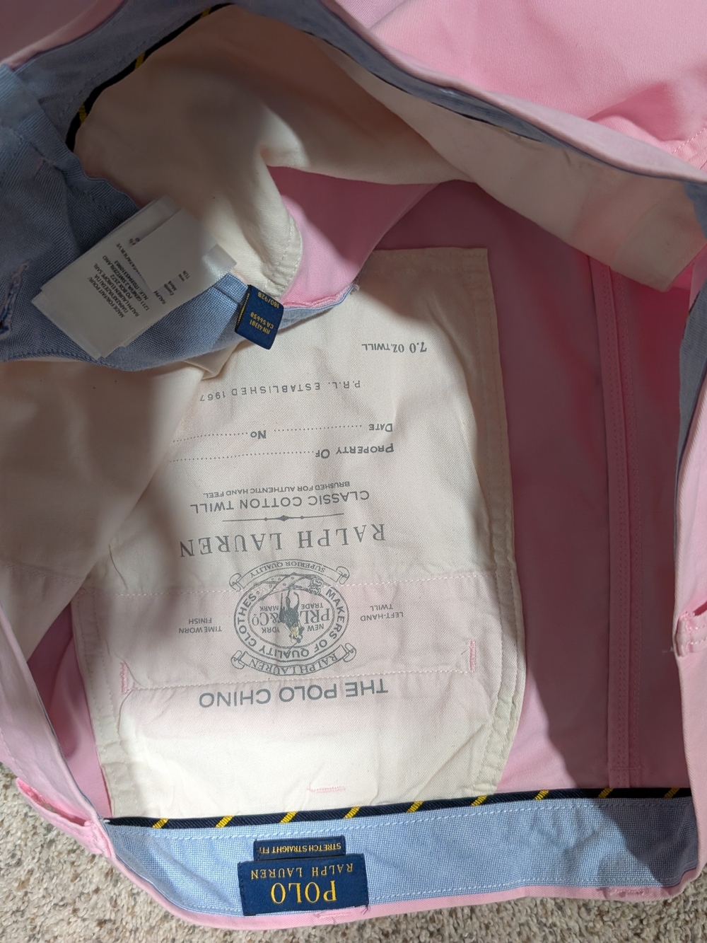 Ralph Lauren Pink Chino Pants